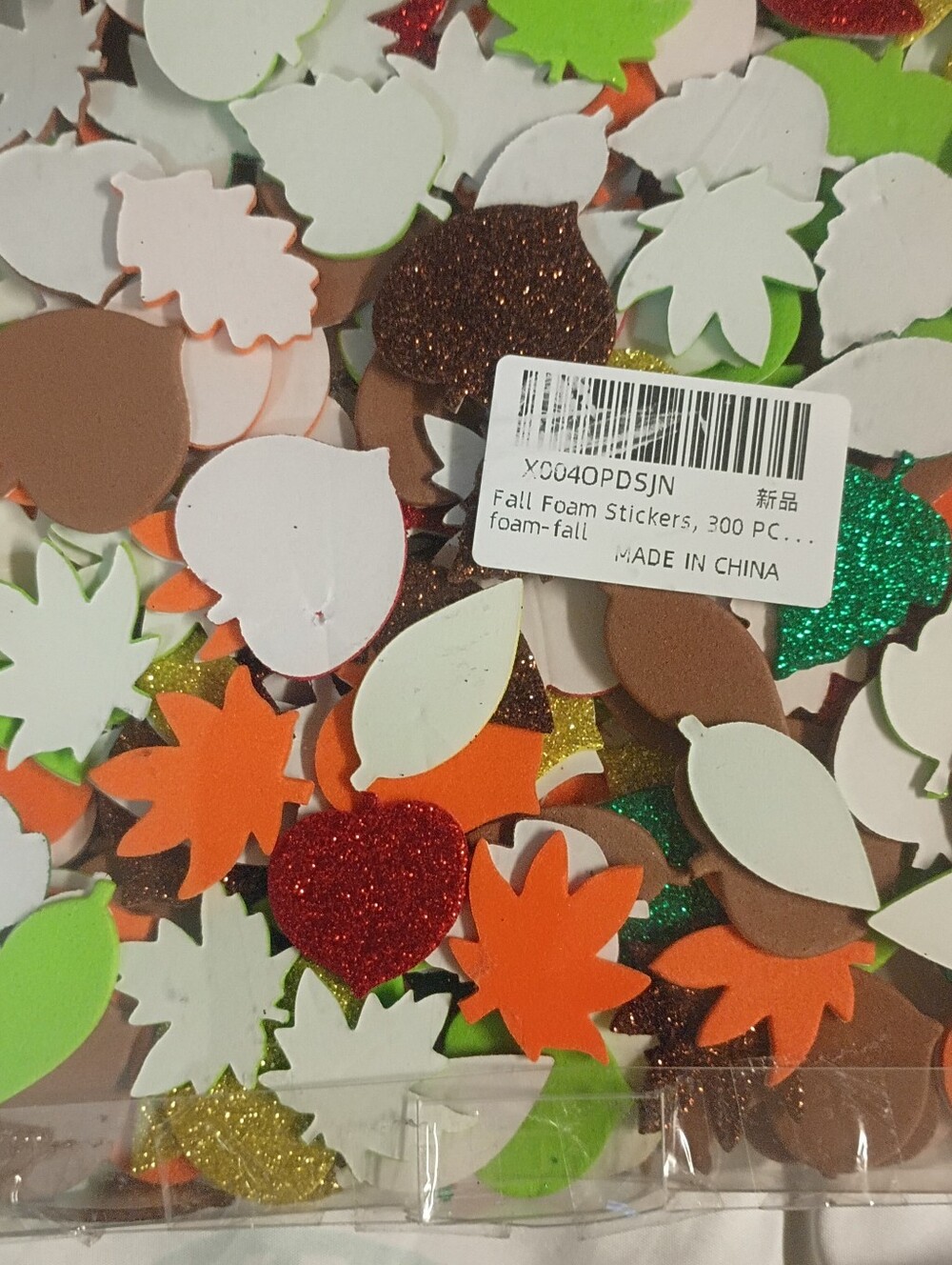 300 Fall Foam Sticker Set - Picture 3 of 4